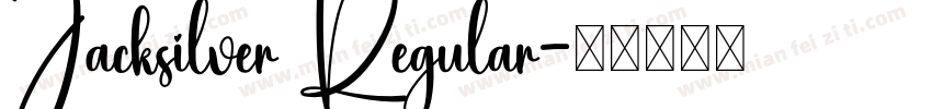 Jacksilver Regular字体转换